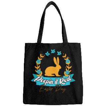 Discover Peepin It Happy Easter Bunny Egg For Funny Easter Bags