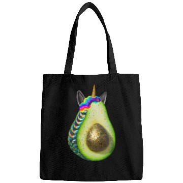 Discover Happy unicorn avocado Bags