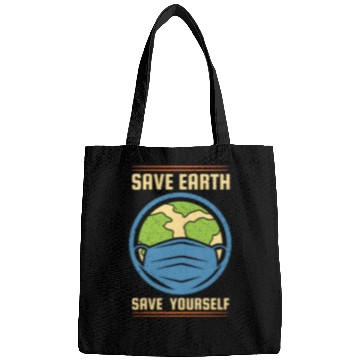 Discover Earth Day Save Earth Save Yourself Pro Environment Bags