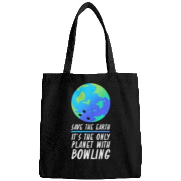 Discover Save The Earth Funny Bowling Bags