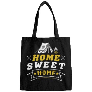 Discover Camping Camper Tent Home Sweet Home Bags