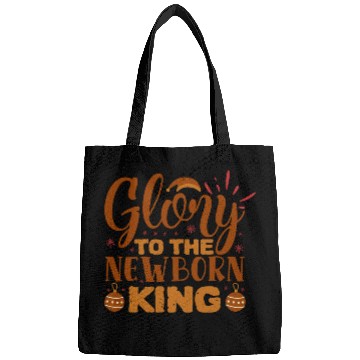Discover Glory To The Newborn King Bags