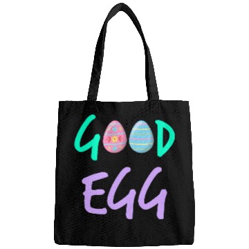 Discover Good Egg Green Purple Text Bags