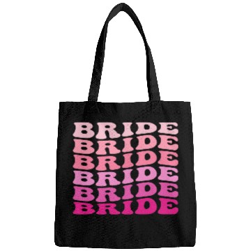 Discover Retro BRIDE Bags Wedding pink Bridal Party Bags