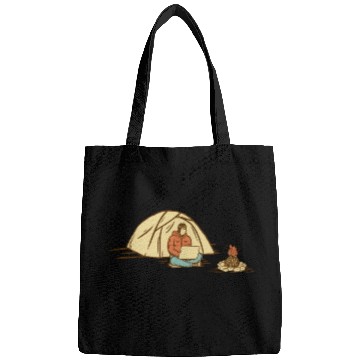 Discover Camping and Work green Bags