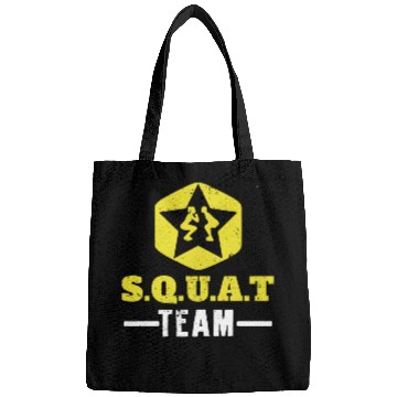 Discover Squat Team Workout Weightlifting Gym Bags