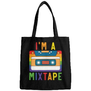 Discover I'm A Mixtape Rainbow Pride Month LGBTQ Gay Pride Bags