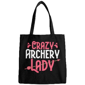 Discover Crazy Archery Lady Bow & Arrows Target Archer Bags