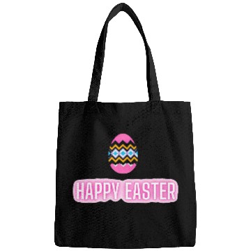Discover Happy easter colored eggs design Bags