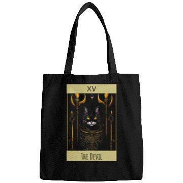Discover Tarot card the devil cat - readings and astrology Bags