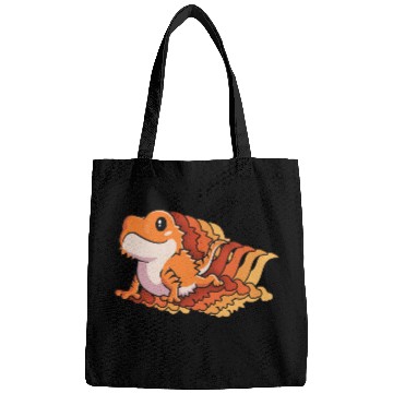 Discover Retro Gift For Bearded Dragon Owner Lizard Lover Bags