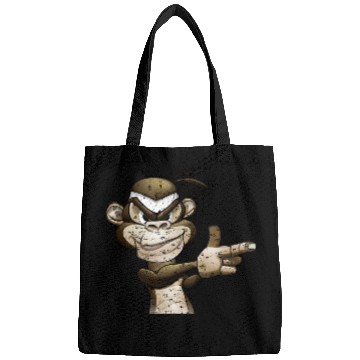 Discover Gangster Monkey Graffity Handgun Bags