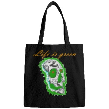 Discover life is green Bags
