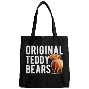 Discover Original Teddy Bears Highland Cow Scottish Cattle Bags
