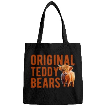 Discover Original Teddy Bears Highland Cow Scottish Cattle Bags