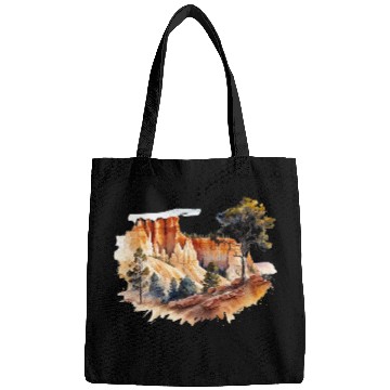 Discover Bryce Canyon Watercolor Wonderland Bags