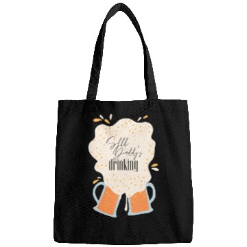 Discover Shhh, Daddy's Drinking, Funny Dad Beer Quote Gift Bags
