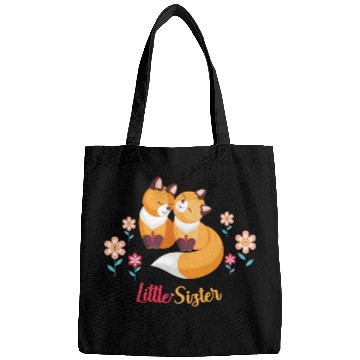 Discover Cute Fox Siblings Gift for Little Sister Bags