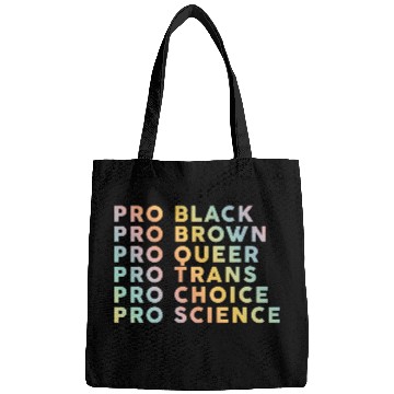 Discover Pro Black, Brown, Queer, Trans, Choice, Science Bags