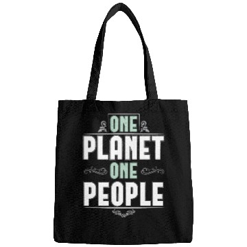 Discover ONE PLANET ONE PEOPLE Bags