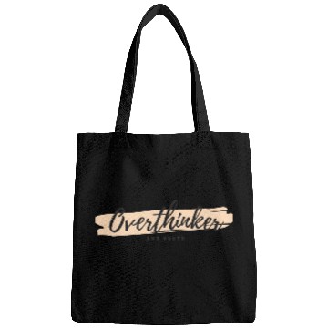 Discover Overthinkers and Proud. Bags