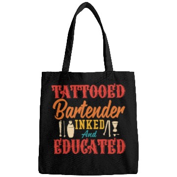 Discover tattooed bartender inked and educated Bags