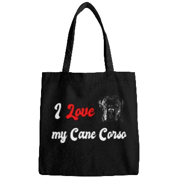 Discover I love my Cane Corso dog Bags
