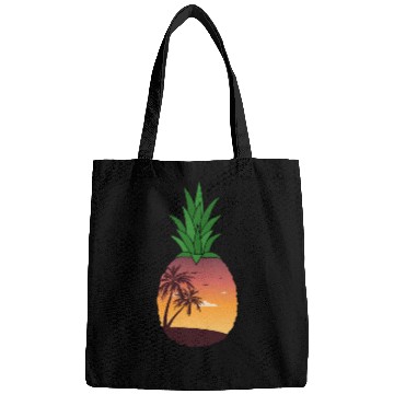Discover Pineapple Beach Sunset - Tropical Summer Bags