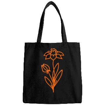 Discover flower design Vector Bags