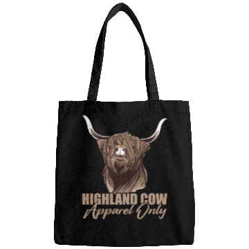 Discover Highland Cow Apparel Only Bags
