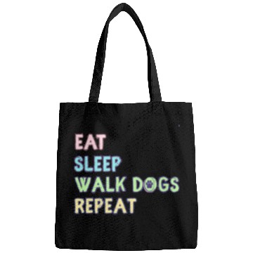 Discover Eat Sleep Walk Dog Repeat Walking Bags