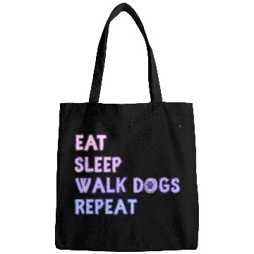 Discover Eat Sleep Walk Dog Repeat Walking Bags