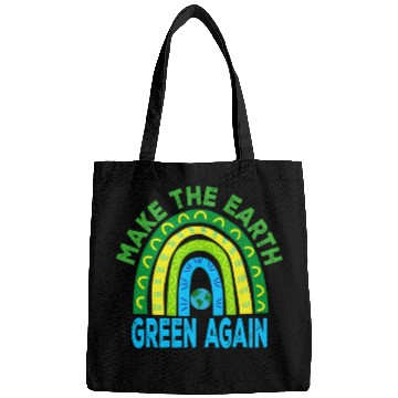 Discover Make the Earth Green Again Rainbow Earth Day Bags