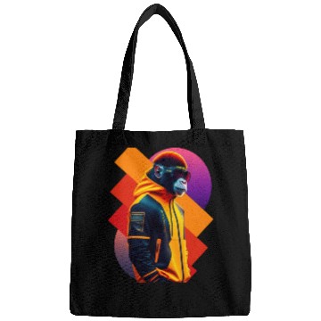 Discover Tech-Savvy Ape: Evolved Primate in Sunglasses Bags