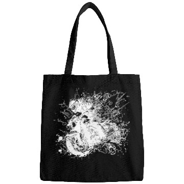 Discover Biker With Helmet Off-road Ride Splash Style Bags