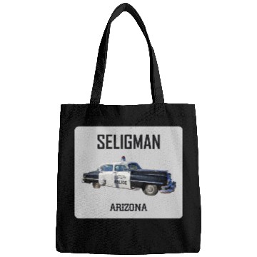 Discover Old car city of Seligman in Arizonna, US Route 66 Bags