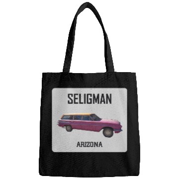Discover Old car city of Seligman in Arizonna, US Route 66 Bags