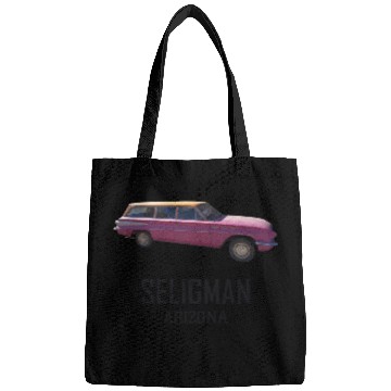 Discover Old car city of Seligman in Arizonna, US Route 66 Bags