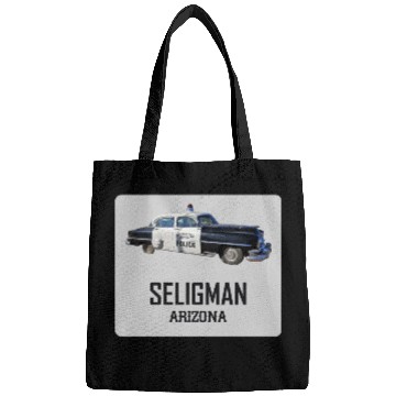 Discover Old car city of Seligman in Arizonna, US Route 66 Bags