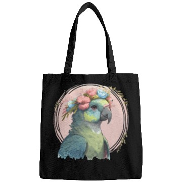 Discover Cute Hahn's Macaw Bird Flower Crown Pet Birds Bags