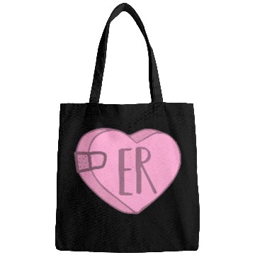Discover Cute ER Nurse Candy Heart for Valentines Day Scrub Bags