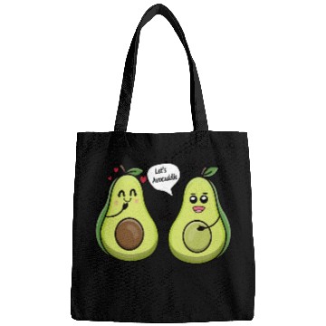 Discover Lets avocuddle avocado valentine pun Bags