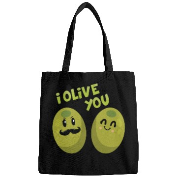 Discover Green olives valentine olive you Bags