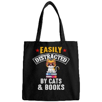 Discover Cat And Book Bags