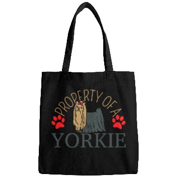 Discover Property Of A Yorkie Yorkshire Lover Bags