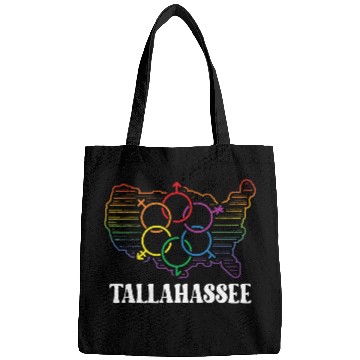 Discover Tallahassee Pride Month Pride Flag LGBT Community Bags