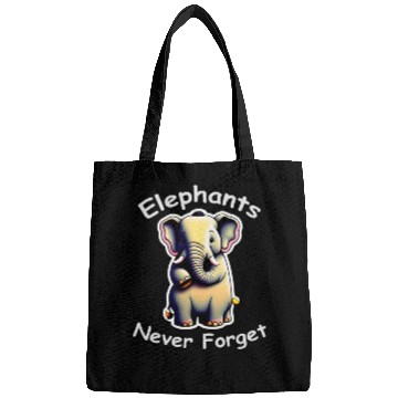 Discover Elephant never forget Bags