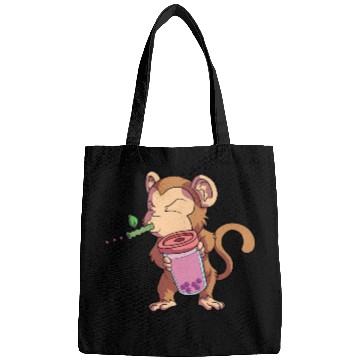 Discover Monkey Bubble Tea Year Of The Monkey Chinese Bags
