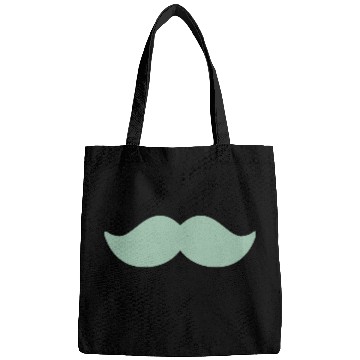 Discover Pastel Green Mustache November Man Cycling Bags