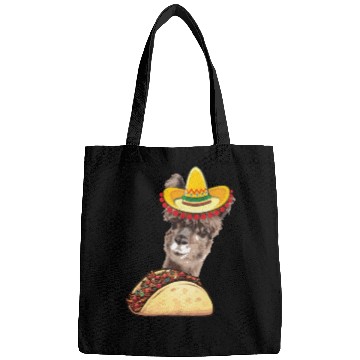 Discover Llama Eating Taco Lover Cinco de Mayo Bags